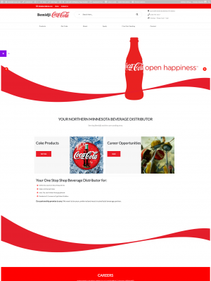 Coca-Cola Bemidji Website